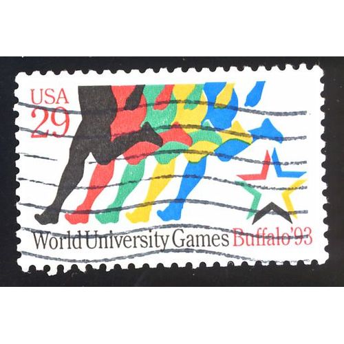 Timbre U S A, World University Games Buffalo'93, U S A 29 Cents, Oblitéré