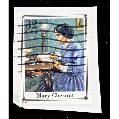 Timbre U S A, Mary Chesnut, U S A 32 Cents, Oblitéré