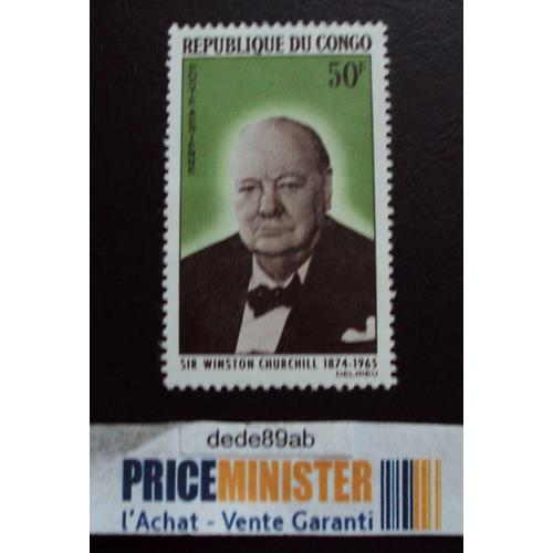 Congo..50f République Du Congo.Sir Winston Churchill (1874 - 1965)