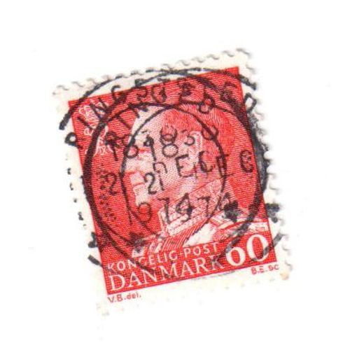 Timbre Oblitéré : Danemark