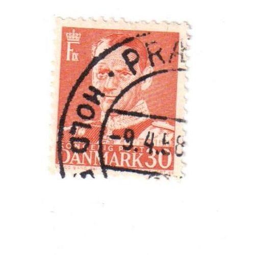 Timbre Oblitéré : Danemark