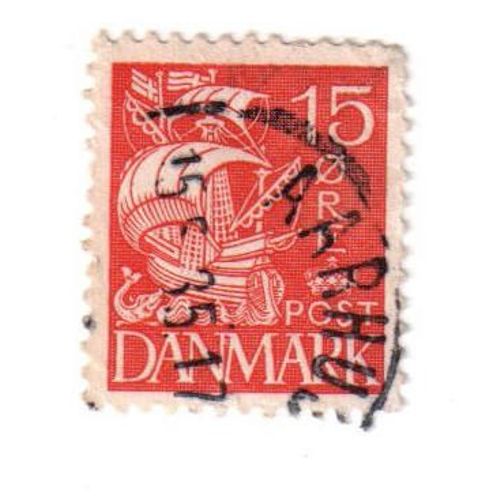 Timbre Oblitéré : Danemark
