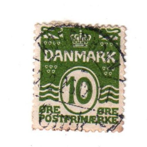 Timbre Oblitéré : Danemark
