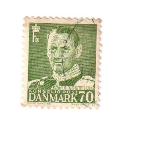 Timbre Oblitéré : Danemark
