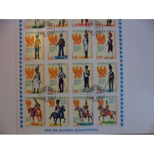 Guinée Equatoriale Bloc Feuillet Napoleon  1974