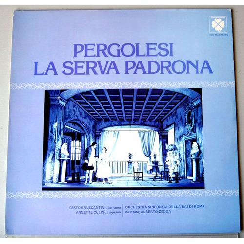 Pergolese  Vds  383 -  La Serva Padrona - Printed In Italy