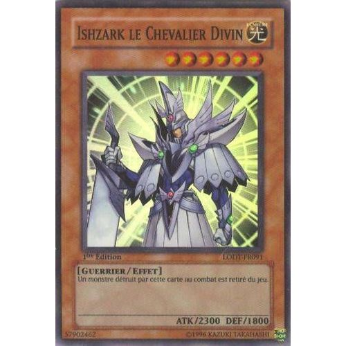 Carte Yu-Gi-Oh! "Ishzark Le Chevalier Divin" Super Rare Lodt-Fr091