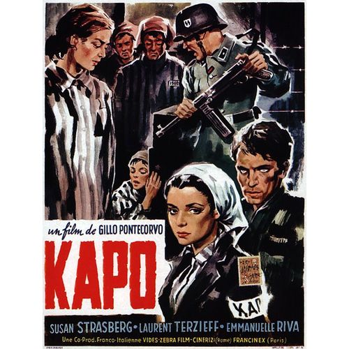 Kapo / Affiche Originale 60x80cm (Symeoni) / Gillo Pontecorvo, 1960, Laurent Terzieff, Emmanuelle Riva, Susan Strasberg