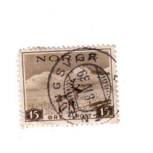 Timbre Oblitéré : Norvège (15)