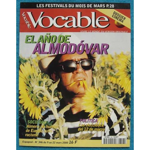 Vocable Espagnol N°346, Coupure De Presse, Pablo Almodovar