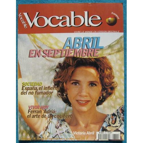 Vocable Espagnol N°334, Coupure De Presse, Victoria Abril, Javier Bardem