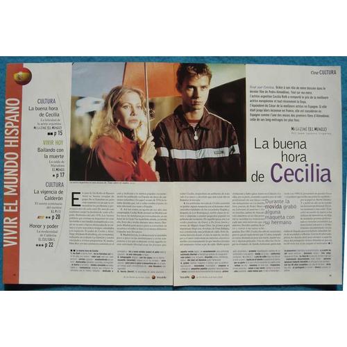 Vocable Espagnol N°345, Coupure De Presse, Cecilia Roth