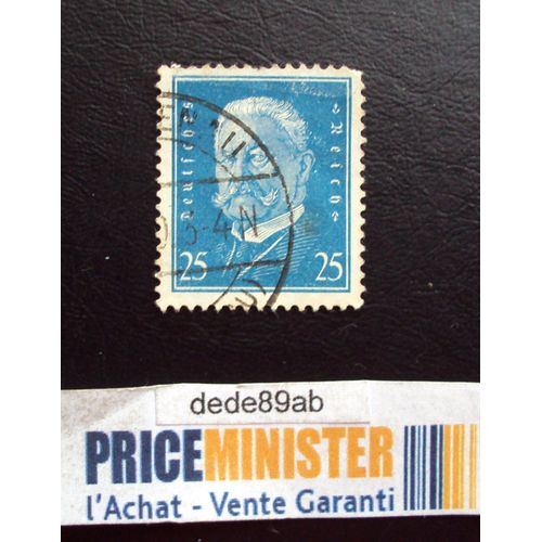 Allemagne..25 Deutsches Reich..Gouverneurs (Bleu)