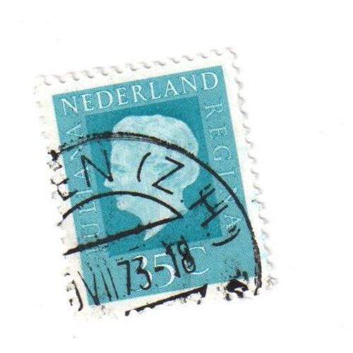 Timbre Oblitéré : Pays Bas , 1973