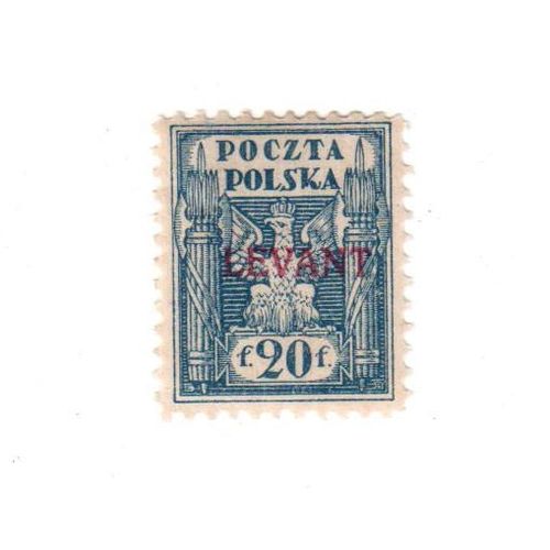 Timbre : Pologne (Polska - Levant ) Avec Charnière (20)