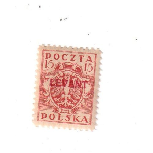Timbre : Pologne (Polska - Levant ) Avec Charnière (15)