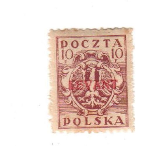 Timbre : Pologne (Polska - Levant ) Avec Charnière (15)