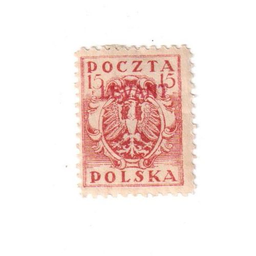 Timbre : Pologne (Polska - Levant ) Avec Trace De Charnière (15)