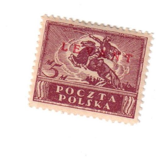 Timbre : Pologne (Polska - Levant ) Avec Charnière (5)