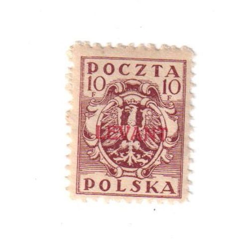 Timbre : Pologne (Polska - Levant ) Avec Charnière (10)