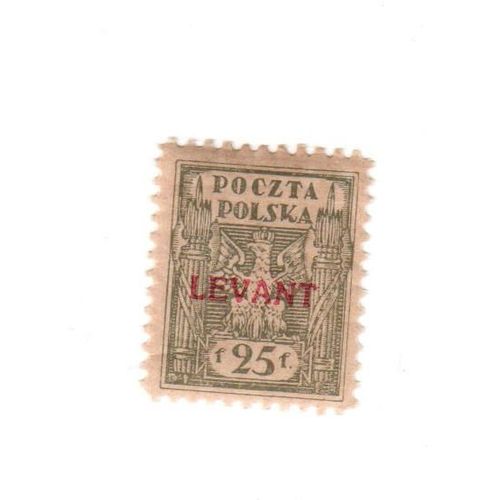 Timbre : Pologne (Polska - Levant ) Avec Charnière (25)