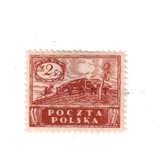 Timbre : Pologne (Polska - Levant ) Avec Trace De  Charnière (2,5)