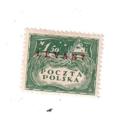 Timbre : Pologne (Polska - Levant ) Avec Trace De Charnière (1,5)