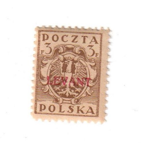 Timbre : Pologne (Polska - Levant ) Avec Charnière (3)