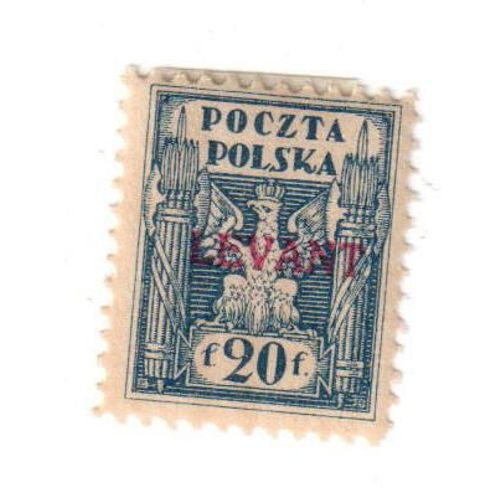 Timbre : Pologne (Polska - Levant ) Avec Charnière (20)