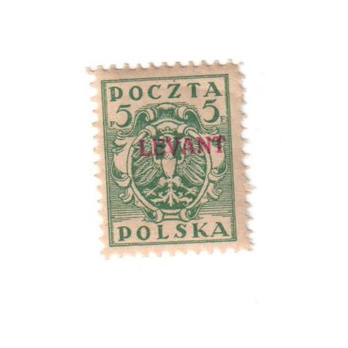 Timbre : Pologne (Polska - Levant ) Avec Charnière (5)