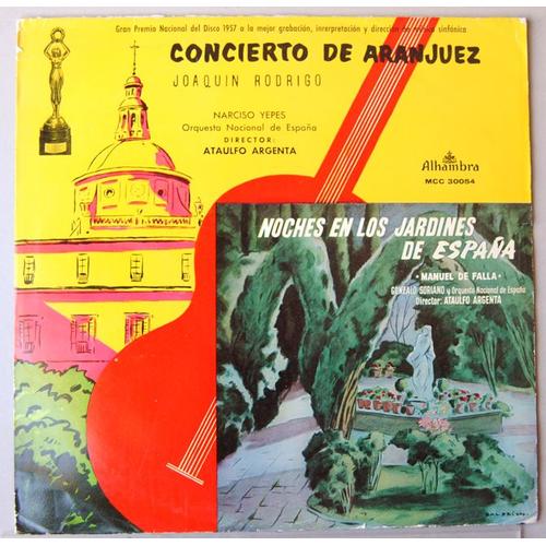 Alhambra Mcc 30054  -  Printed In Spain - Concierto De Aranjuez  -  Noches En Los Jardines De España  (Manuel De Falla)