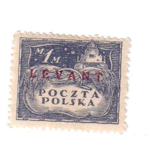 Timbre : Pologne (Polska - Levant ) Avec Charnière (1)