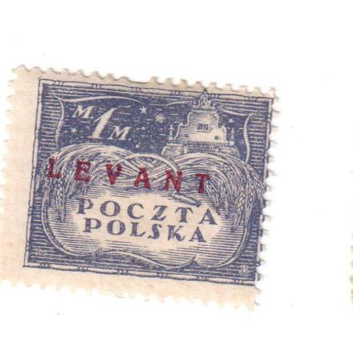 Timbre : Pologne (Polska - Levant ) Avec Charnière (1)
