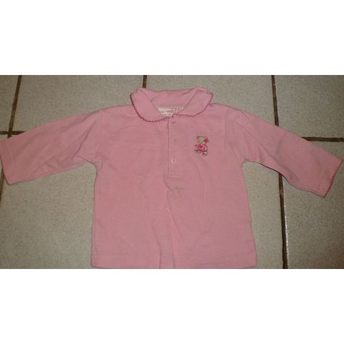 Polo Rose Kiss Mélody T12mois