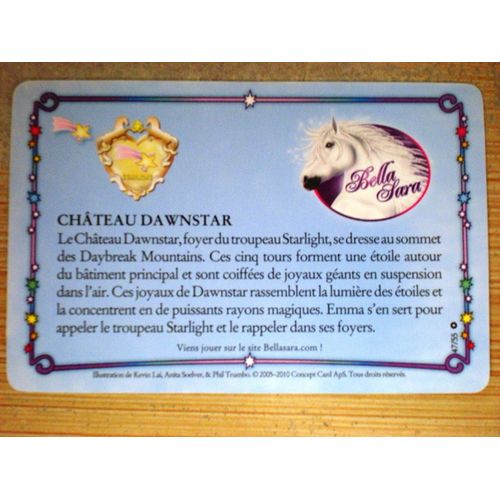 Bella Sara Lumières Des Étoiles Château Dawnstar 47/55