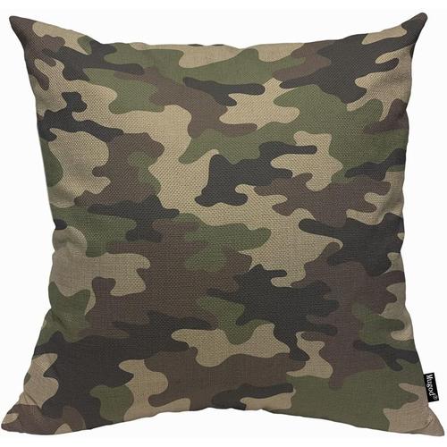 Housse De Coussin À Motif Militaire, Motif Camouflage, Housse De Coussin, Taie D'oreiller Pour Hommes Et Femmes, Décoration De La Maison, Canapé, Chaise, Canapé 45x45cm/18x18 Pouces