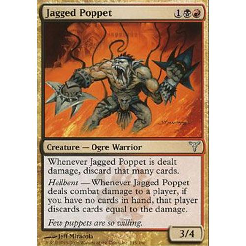 Fantogre Dentelé ( Jagged Popept ) - Magic Mtg - Discorde Vf Mint 115 - U