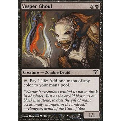 Goule Des Vêpres ( Vesper Ghoul ) - Magic Mtg - Discorde Vf Mint 57 - C