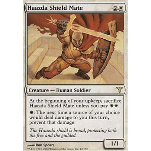 Compagnon De Bouclier D'haazda ( Haazda Shield Mate ) - Magic Mtg - Discorde Vf Mint 12 - R