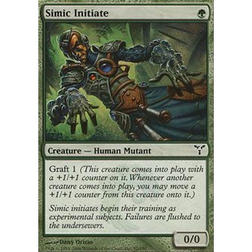 Adepte De Simic ( Simic Initiate ) - Magic Mtg - Discorde Vf Mint 92 - C