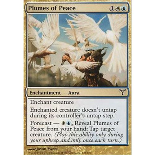 Plumes De La Paix ( Plumes Of Peace ) - Magic Mtg - Discorde Vf Mint 124 - C