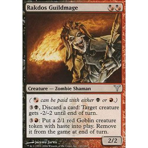 Ghildmage De Rakdos ( Rakdos Guildmage ) - Magic Mtg - Discorde Vf Mint 145 - U