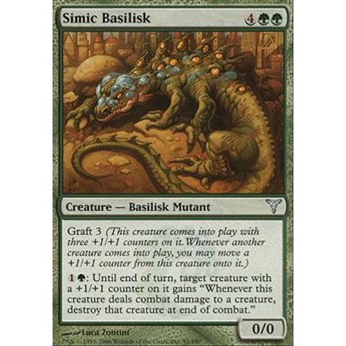 Basilic Simic ( Simic Basilisk ) - Magic Mtg - Discorde Vf Mint 91 - U