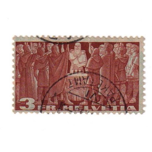 Timbre Oblitéré : Suisse