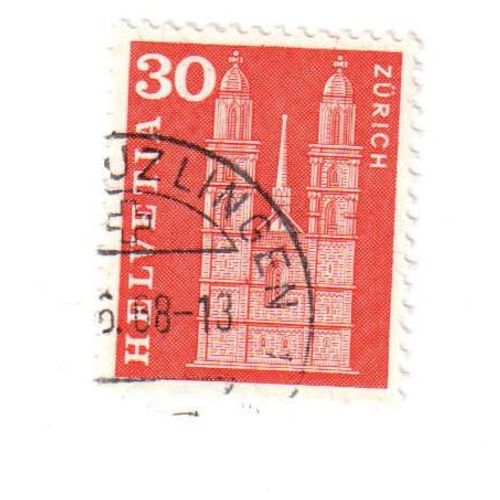 Timbre Oblitéré : Suisse