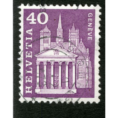 Timbre Oblitéré Helvetia, Genève, 40