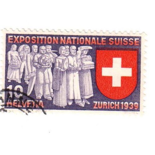 Timbre Oblitéré : Suisse, Exposition Nationale