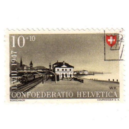 Timbre Oblitéré : Suisse