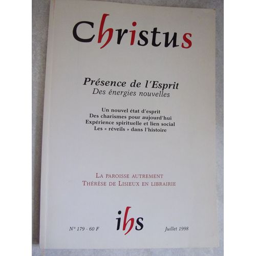 Christus N° 179  : Présence De L'esprit