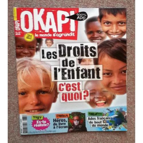 Okapi   N° 881 : Les Droits De L'enfant C'est Quoi?